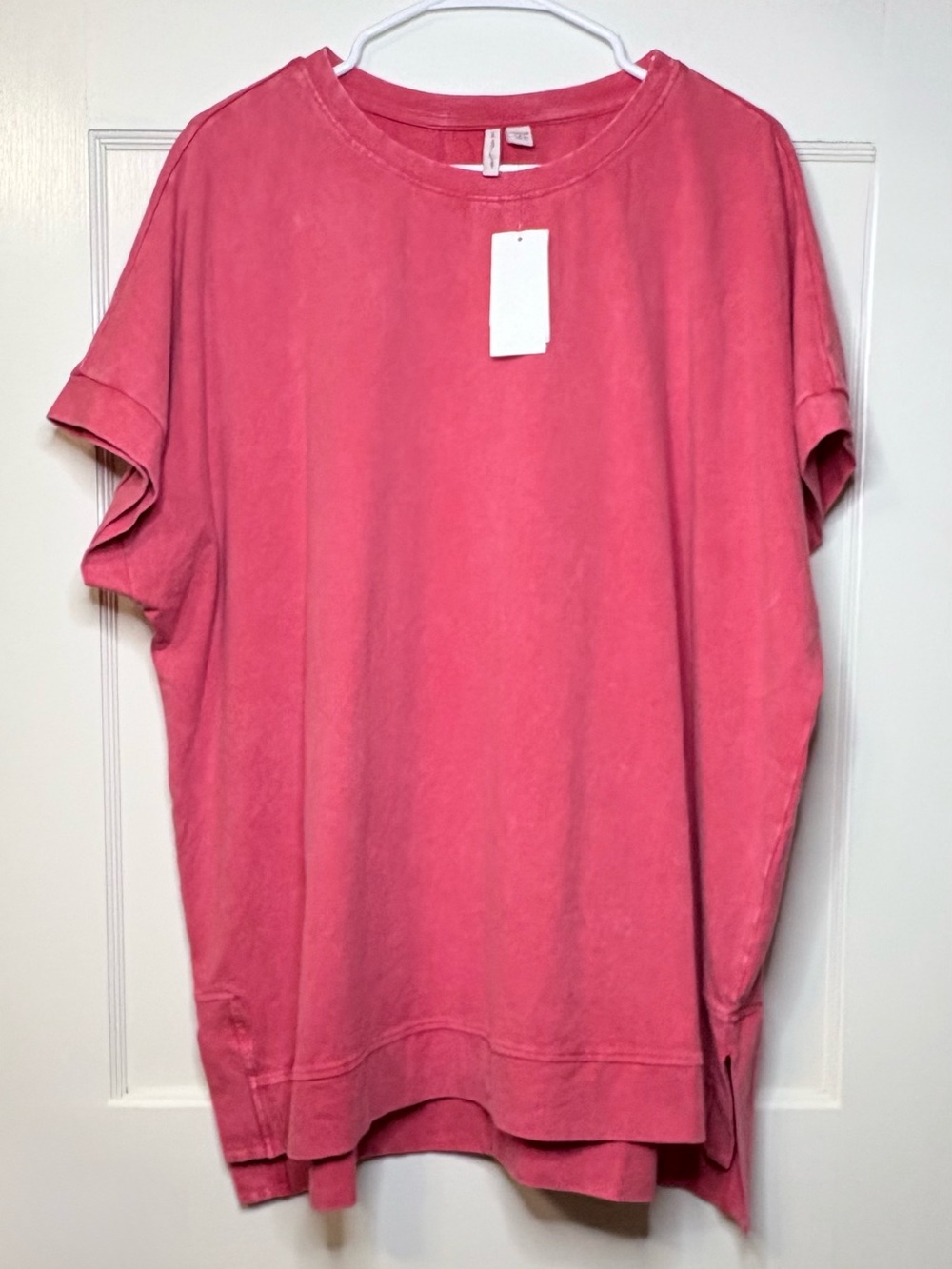 "LIVE WELL Lifestyle" Coral Mineral Wash Cotton NWT